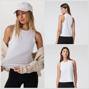 Women's Vuori White Sleeveless Energy Top - Small